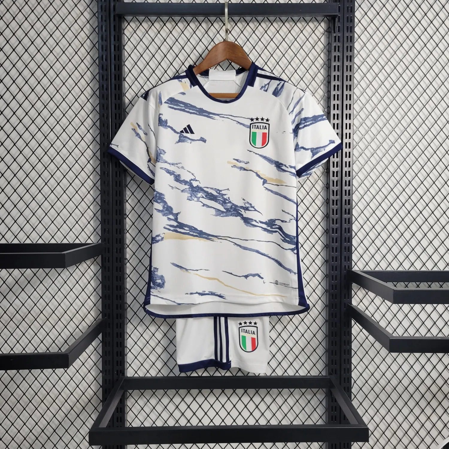 2023 Italy Away White Kids Kit
