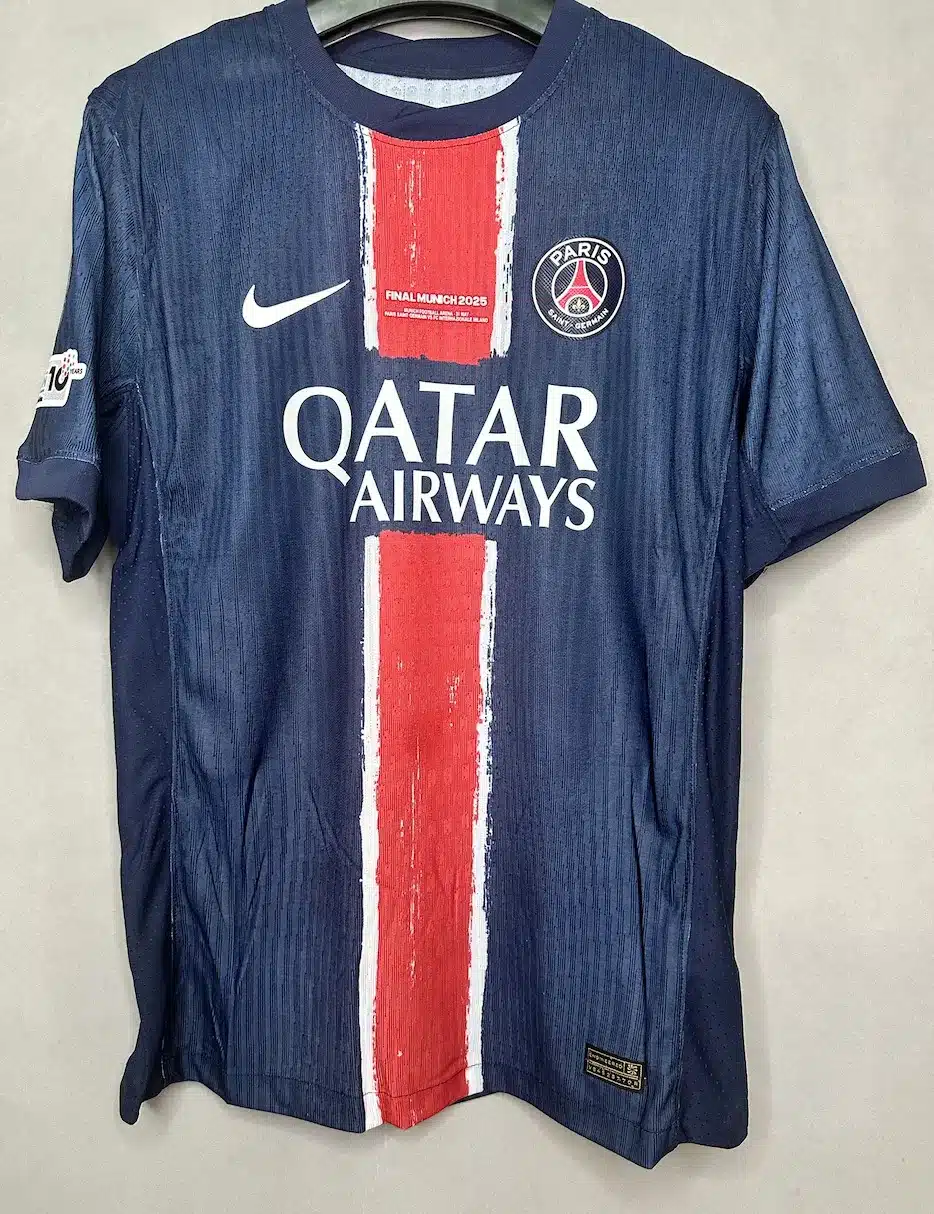 24-25 PSG Home Final Game Player Jersey