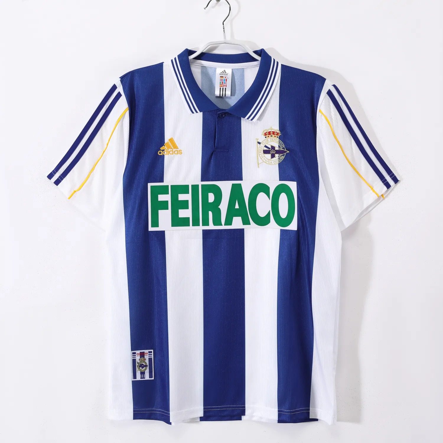 99-00 Deportivo de La Coruña Home Retro Jersey