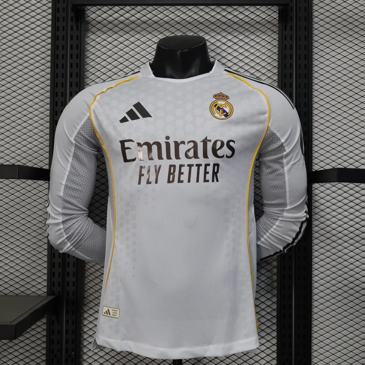 25-26 Real Madrid Home Long Sleeve Player Jersey