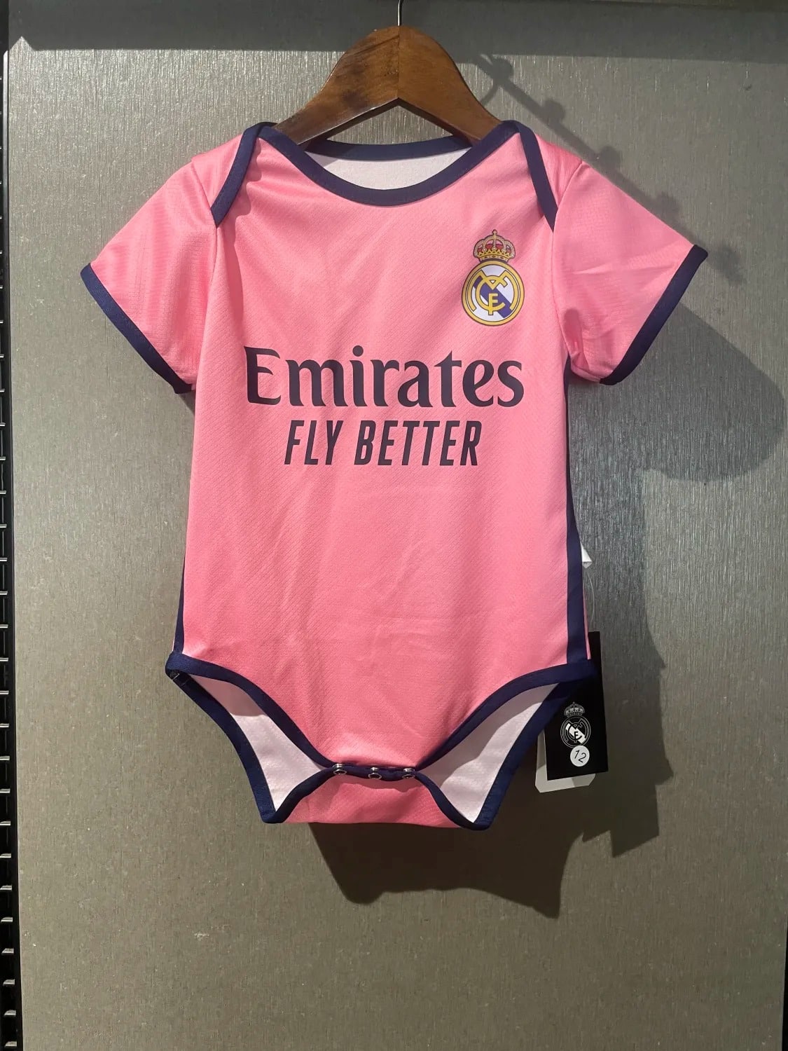25-26 Real Madrid Pink Baby Clothing