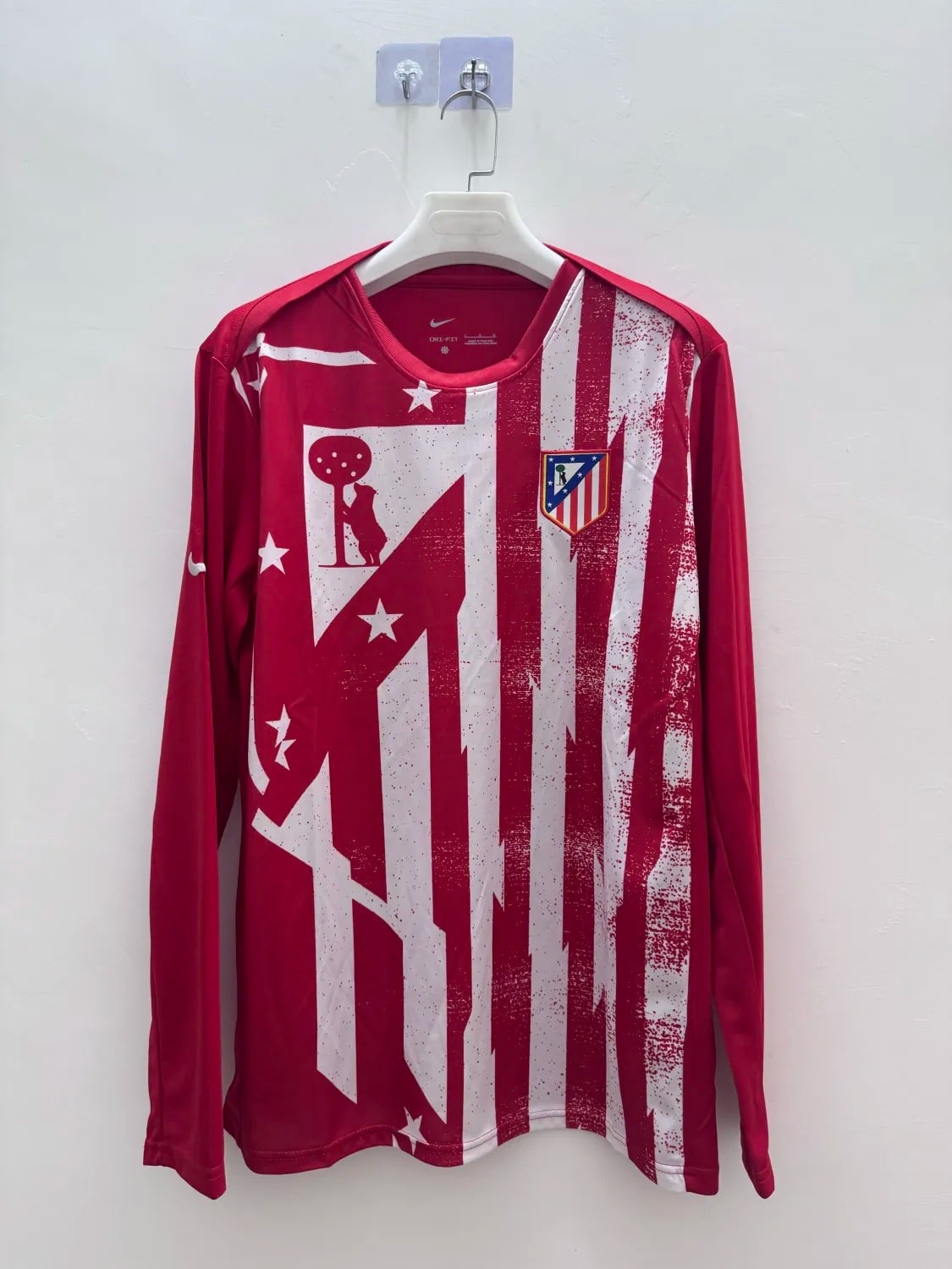 25-26 Atletico Madrid Home Long Sleeve Jersey