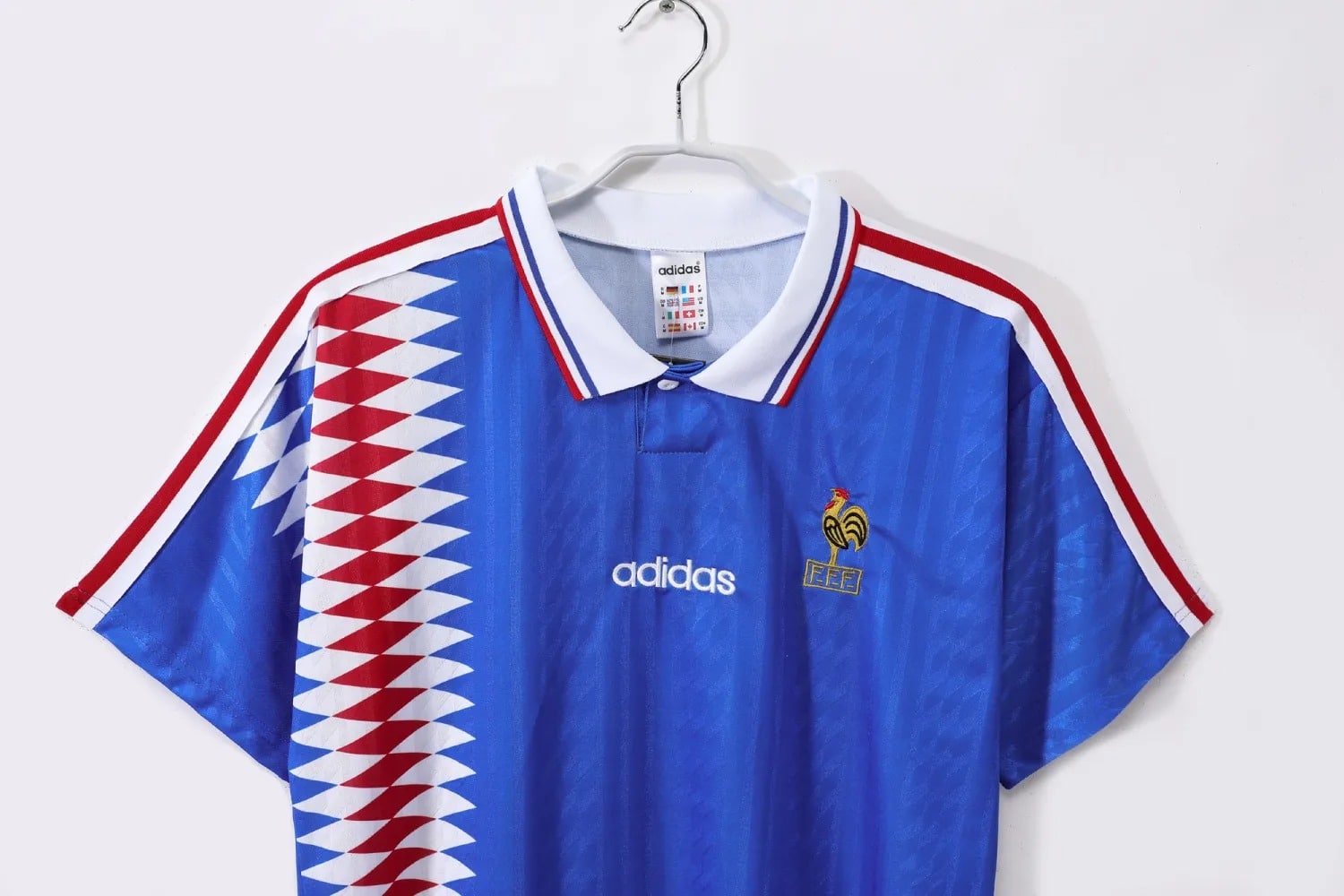1994 France Home Retro Jersey/1994法国主场 - Image 4