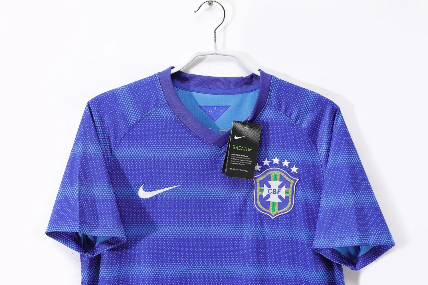 2014 Brazil Away Retro Jersey/2014巴西客场 - Image 3
