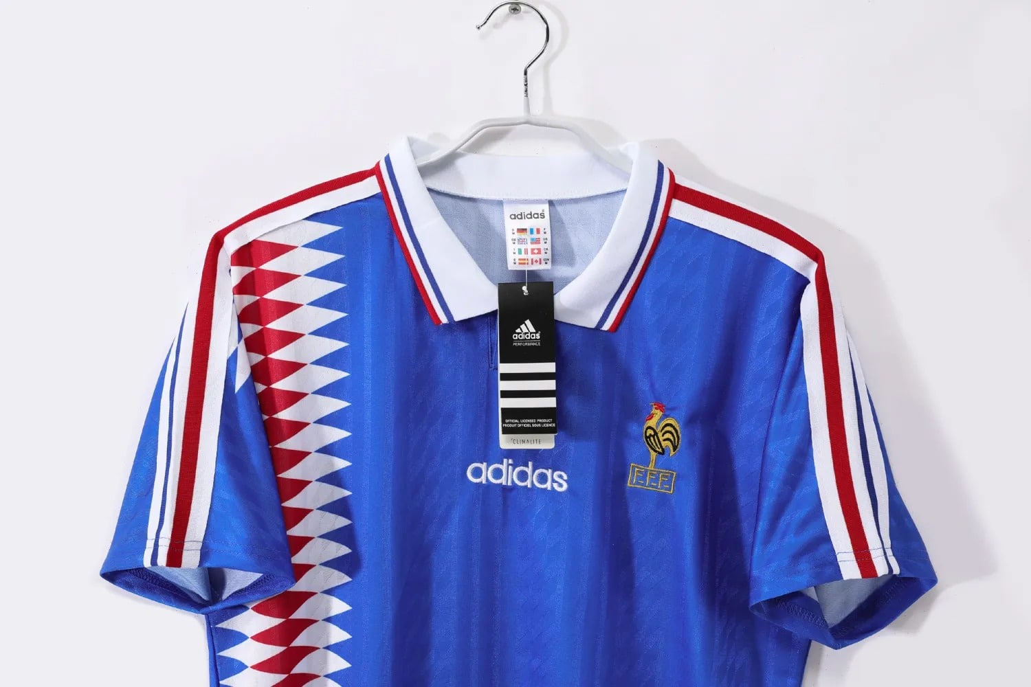 1994 France Home Retro Jersey/1994法国主场 - Image 3